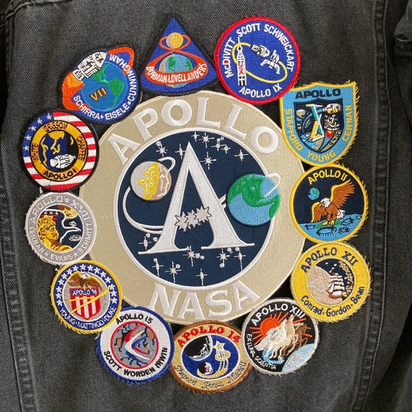 Custom Roxy x NASA Denim Jacket - Picture 4 of 5